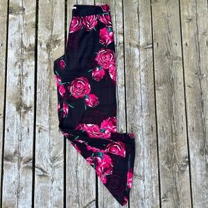 Mustard Seed ⎮ Rose prints wide leg pant